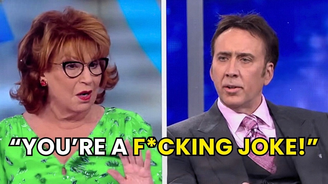 Nicholas Cage DESTROYS Joy Behar On Live TV – The Most Explosive Interview Ever!
