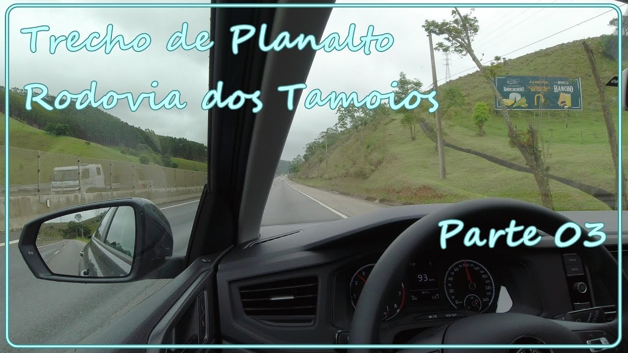 Trecho de Planalto da Rodovia dos Tamoios - Viagem 2021 Parte 03
