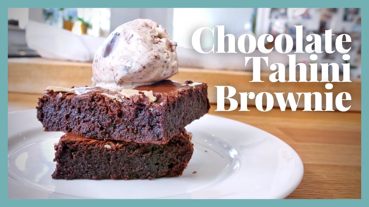 Easy Gluten-Free ChocolateTahini Brownie