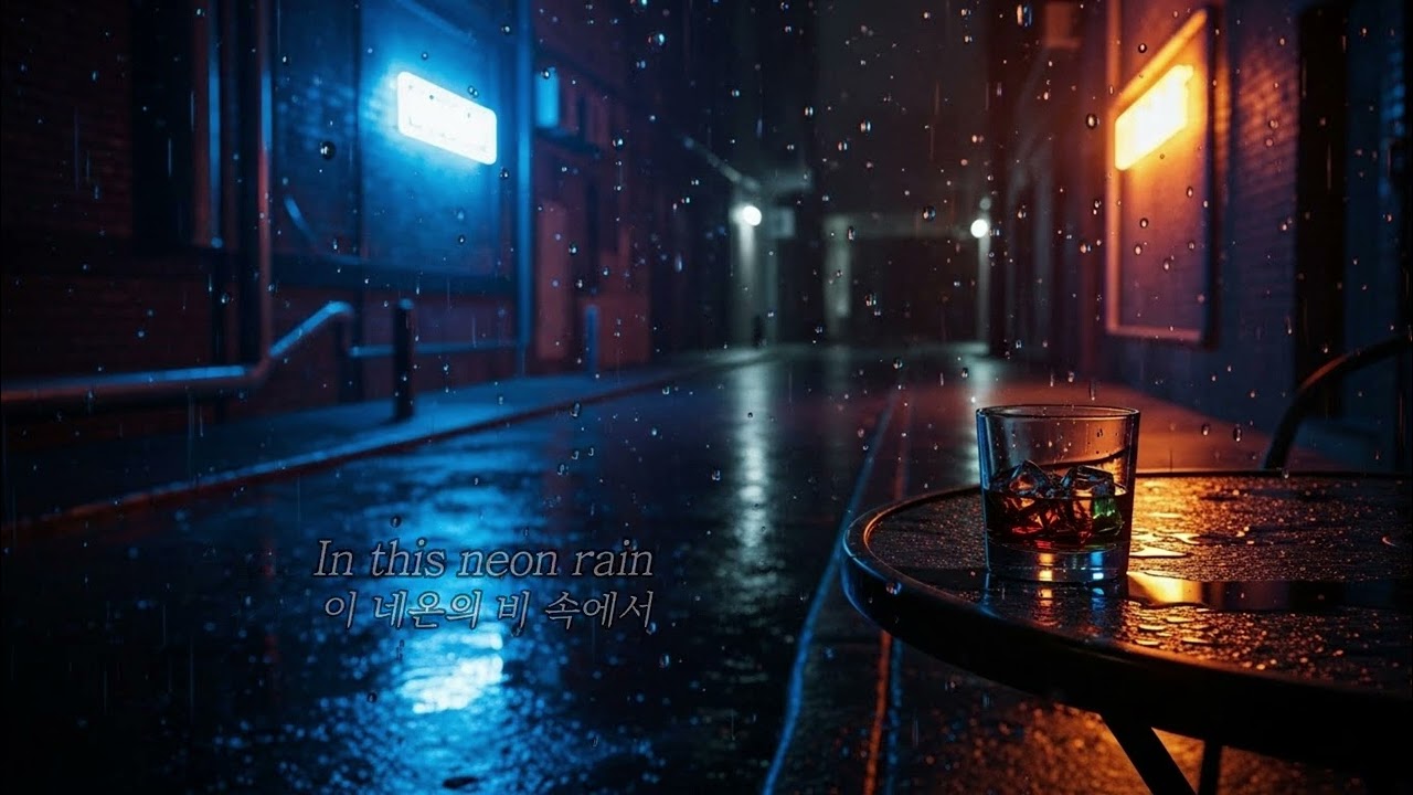 Neon, Rain, and Me 🌃 (네온과 비 그리고 나) | Deep Baritone Jazz Noir  당신이 가장 외로웠던 밤의 색깔은 무엇인가요?