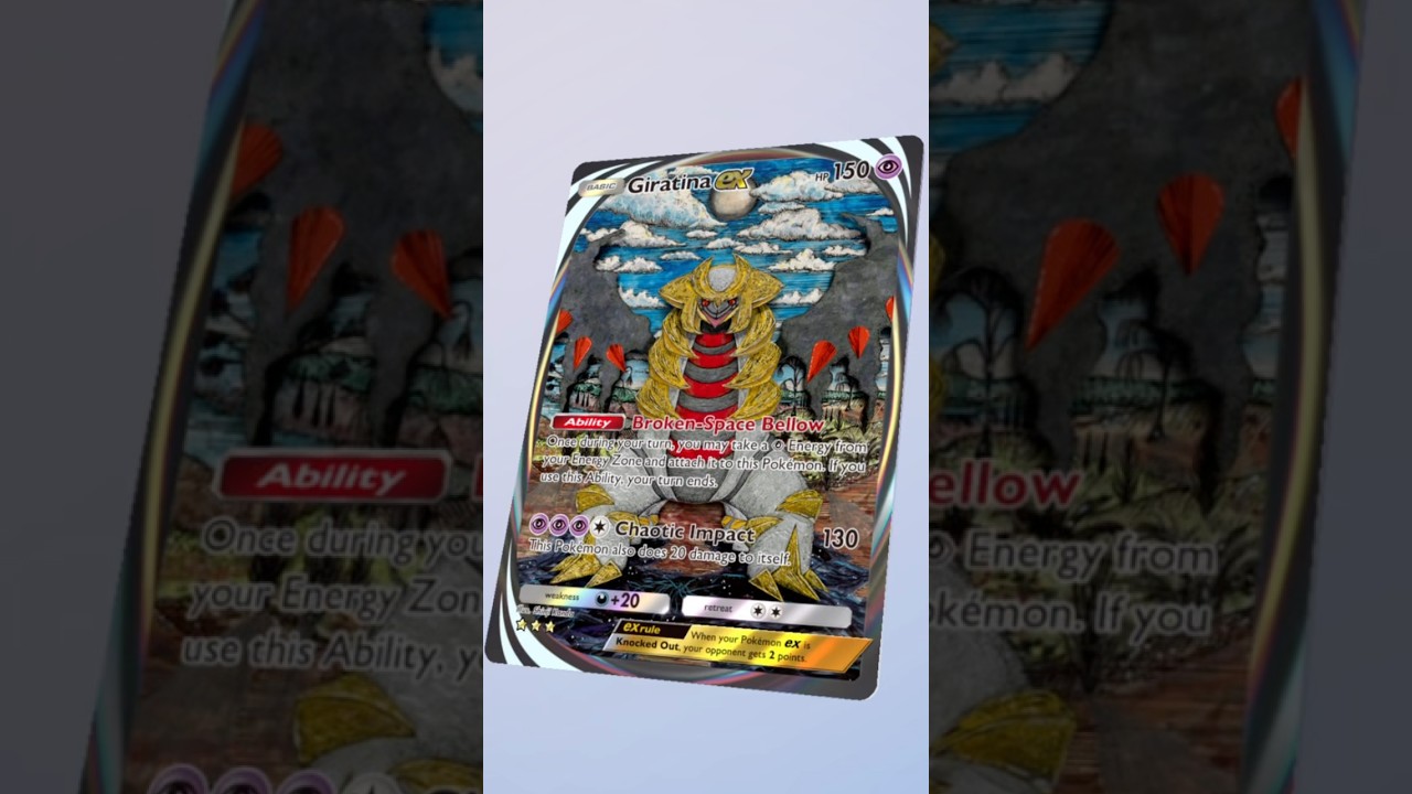 How to get Giratina EX in Pokemon TCG Pocket #pokemon #pokemontcg #pokemontcgpocket #pokemonpocket