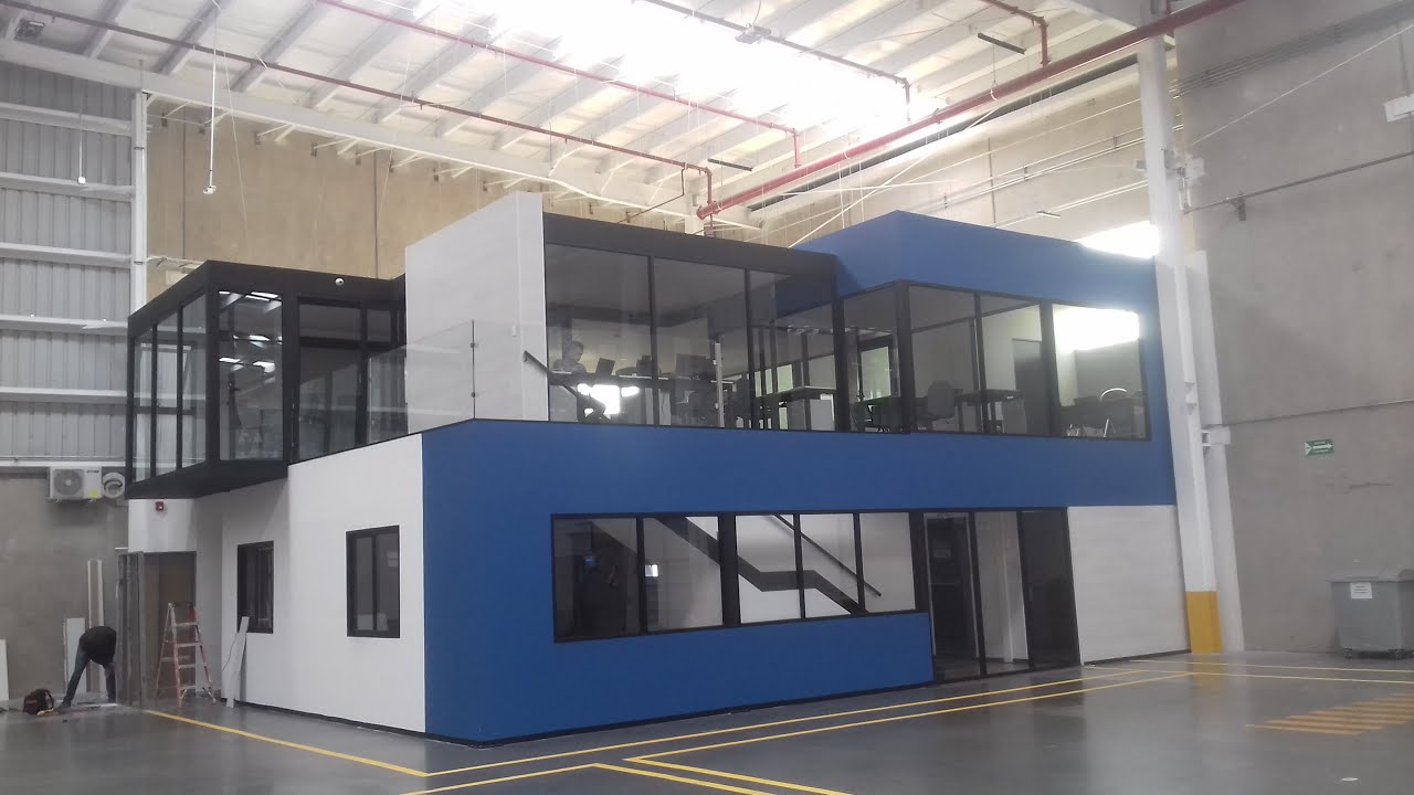 CONSTRUCCION DE OFICINAS MODERNAS, OFICINAS EN MEZZANINE, TAPANCOS, OFICINAS MINIMALISTAS
