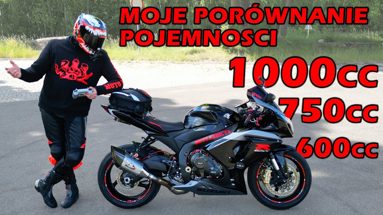 Czy litrowy motocykl jest dla każdego? Porównuje swoje odczucia 1000/750/600cc  MotoVlog MotoAddicts