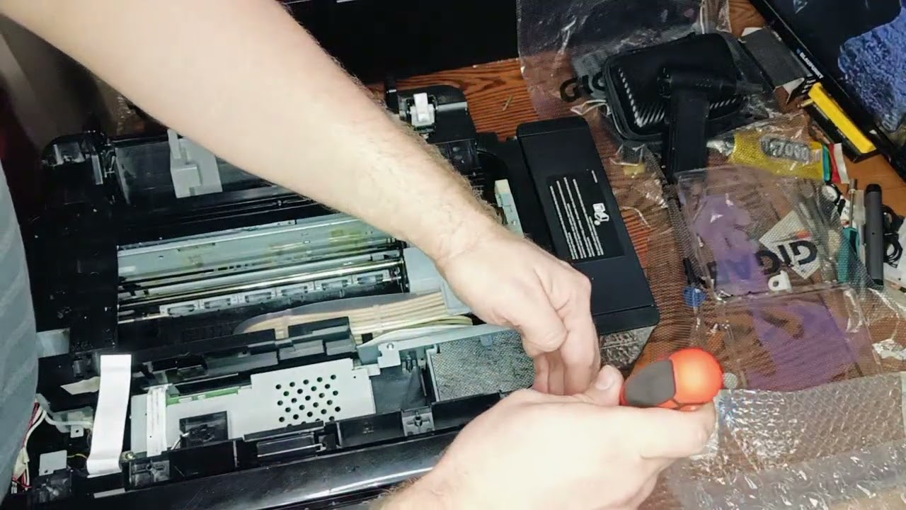 Полная разборка принтера Epson L850(пошагово)