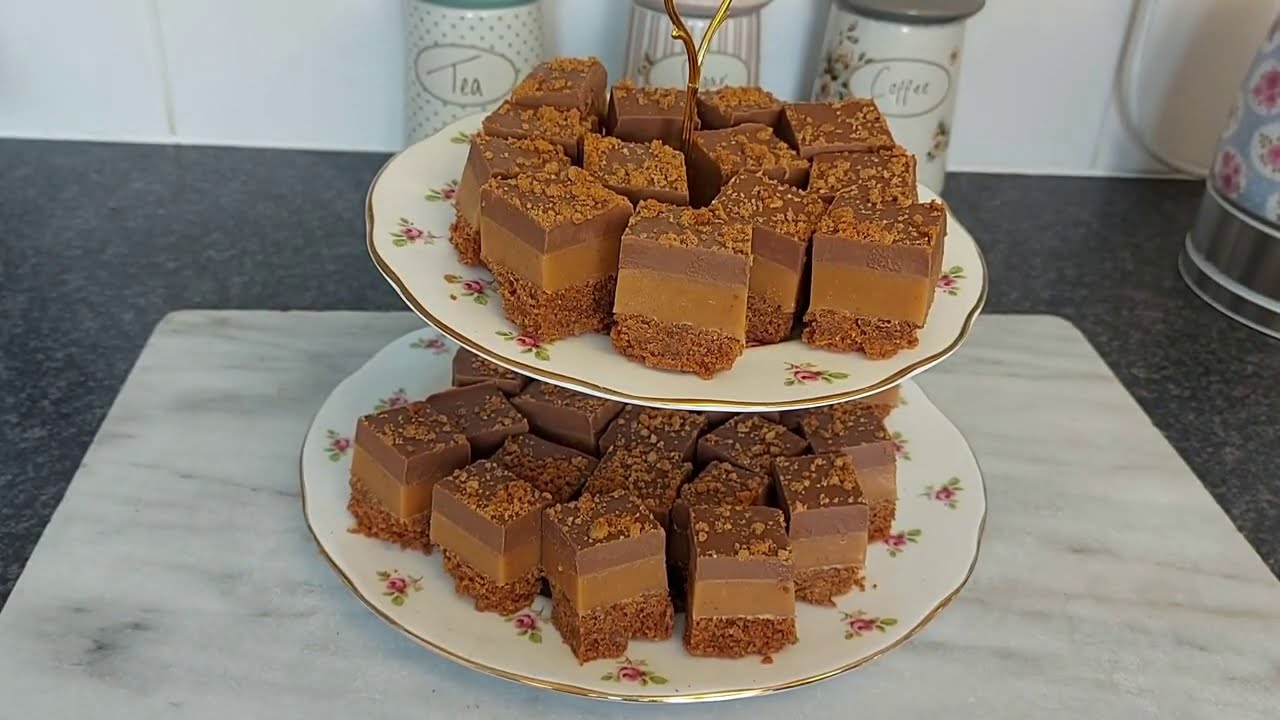 Biscoff Millionaire Shortbread - Yummy Treat