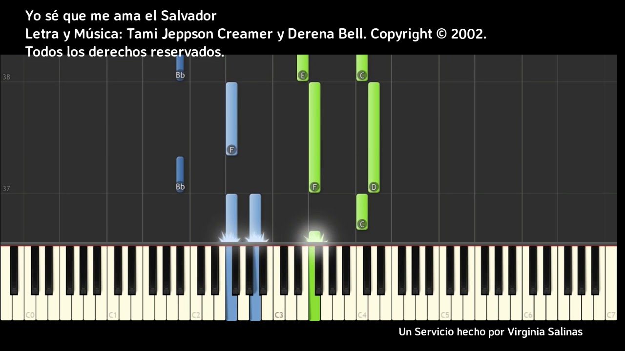 I know that my savior loves me / Yo sé que me ama el Salvador / LDS / SUD Piano Tutorial