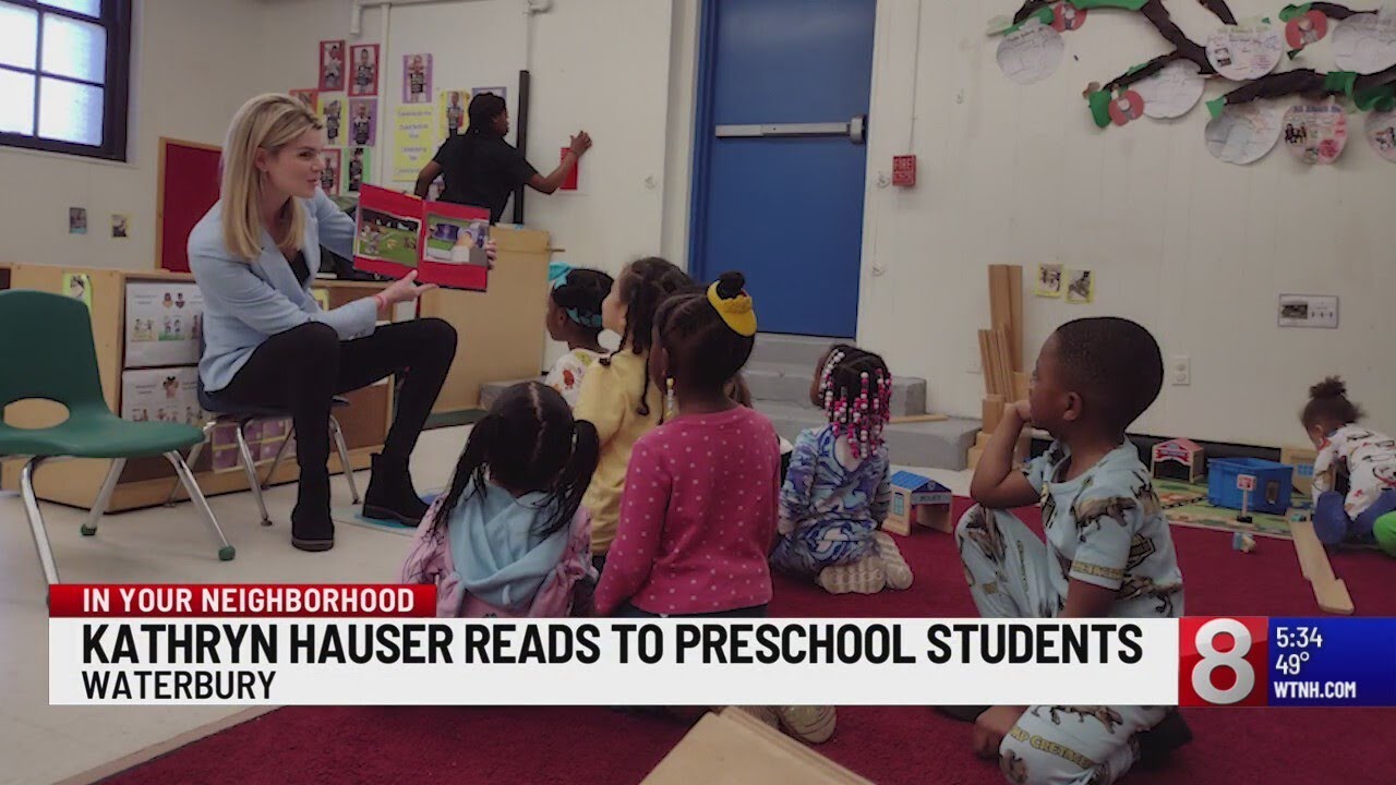 In Your Neighborhood: Kathryn Hauser reads to Waterbury preschoolers