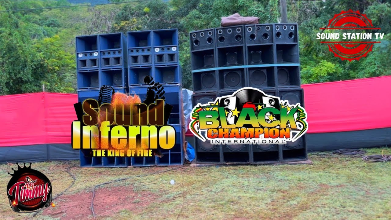 BLACK CHAMPION SOUND AND SOUND INFERNO/ SOUND STRING UP AND EARLY JUGGLING/ UP TEMPO LAWN ST.BESS