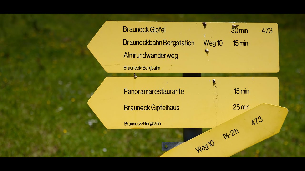 Bergwanderung: Brauneck in Lenggries. Aufstieg von Talstation der Bergbahn