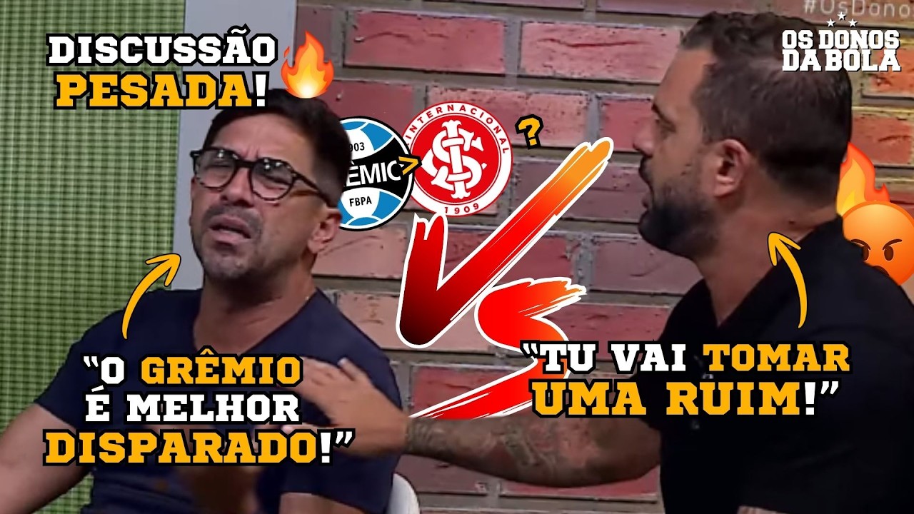 Magrão e Luís Mário SOBEM O TOM e DISCUTEM sobre ELENCOS DA DUPLA GRENAL: 