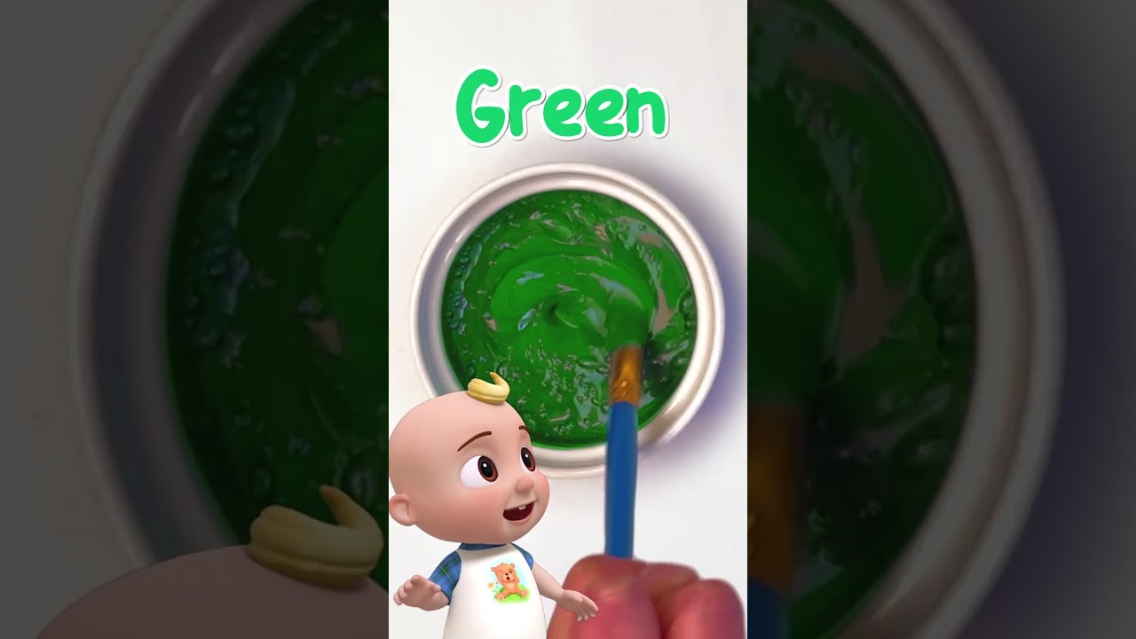 Rainbow Colour Mixing Magic 🌈 #cocomelon #shorts CoComelon Nursery Rhymes