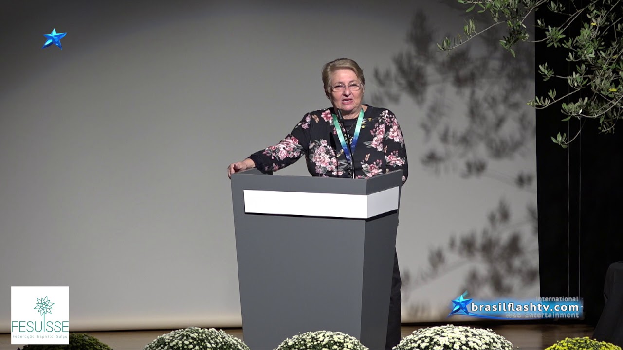 1° Congresso Espirita na Suíça - Sandra Borba - Educando e Educando-se para a paz