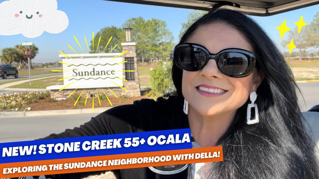 55+ EXPLORING STONE CREEK IN OCALA FLORIDA! NEW NEIGHBORHOOD OF SUNDANCE!