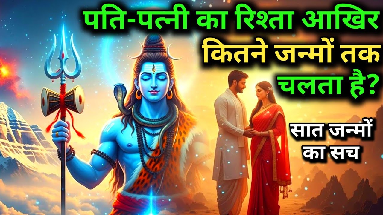 पति-पत्नी का रिश्ता कितने जन्मों तक चलता है? | 7 जन्मों का सच | Shiv Parvati Samvad | Karma Secrets