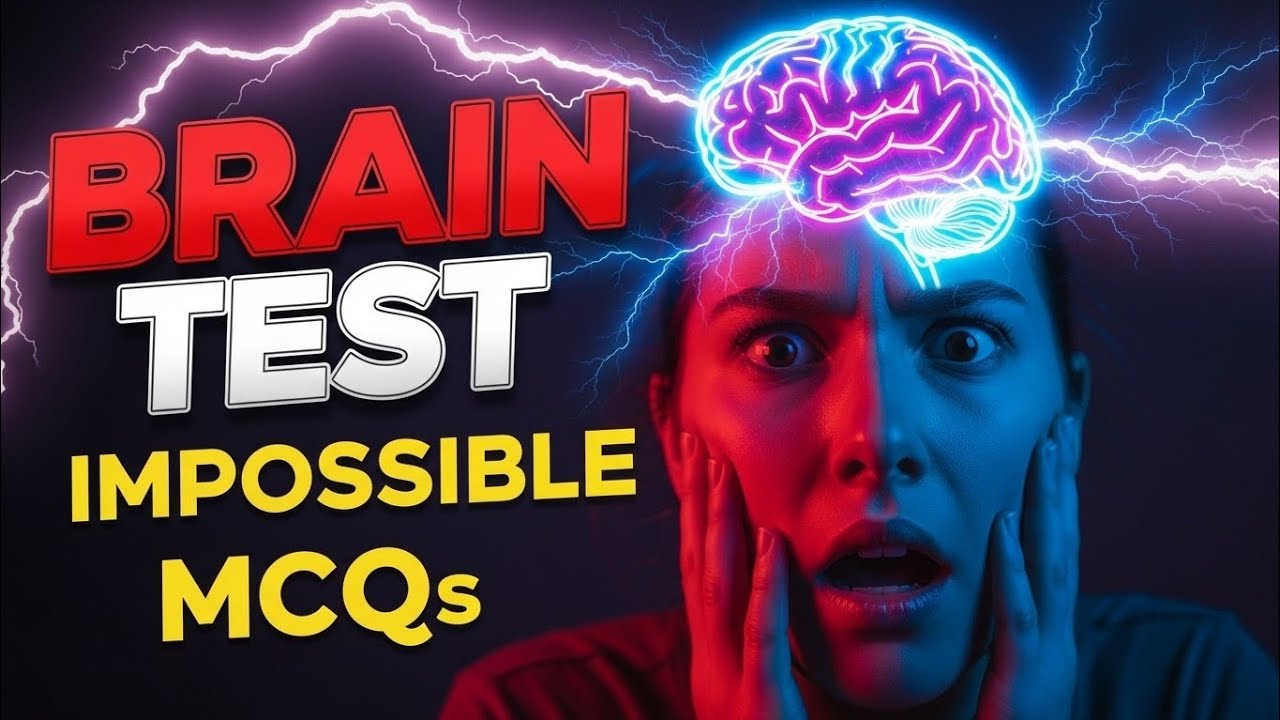 20 Hard MCQs That Only Geniuses Can Solve | Mind Test Challenge