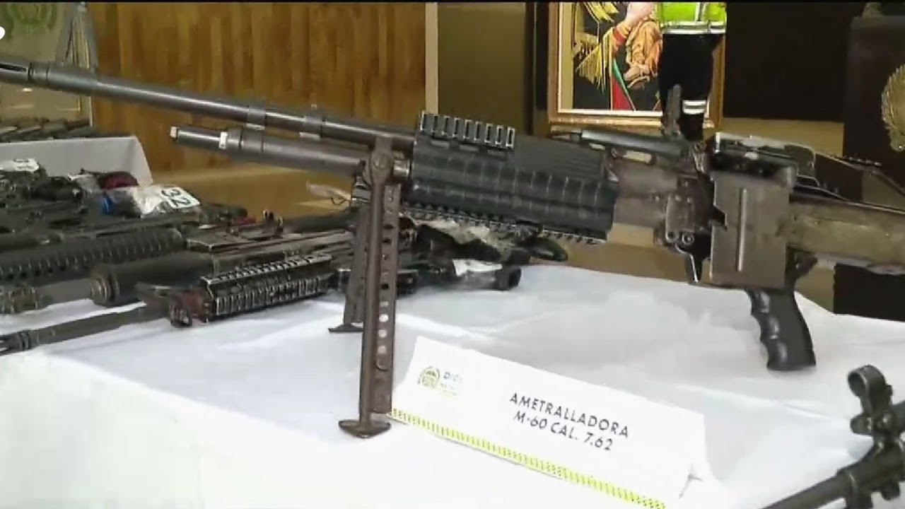 Mayor incautación de armas en los últimos años se produjo por dos carros mal parqueados