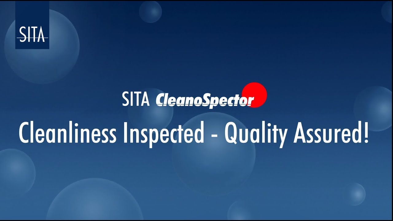 SITA CleanoSpector - Cleanliness inspection of parts surfaces