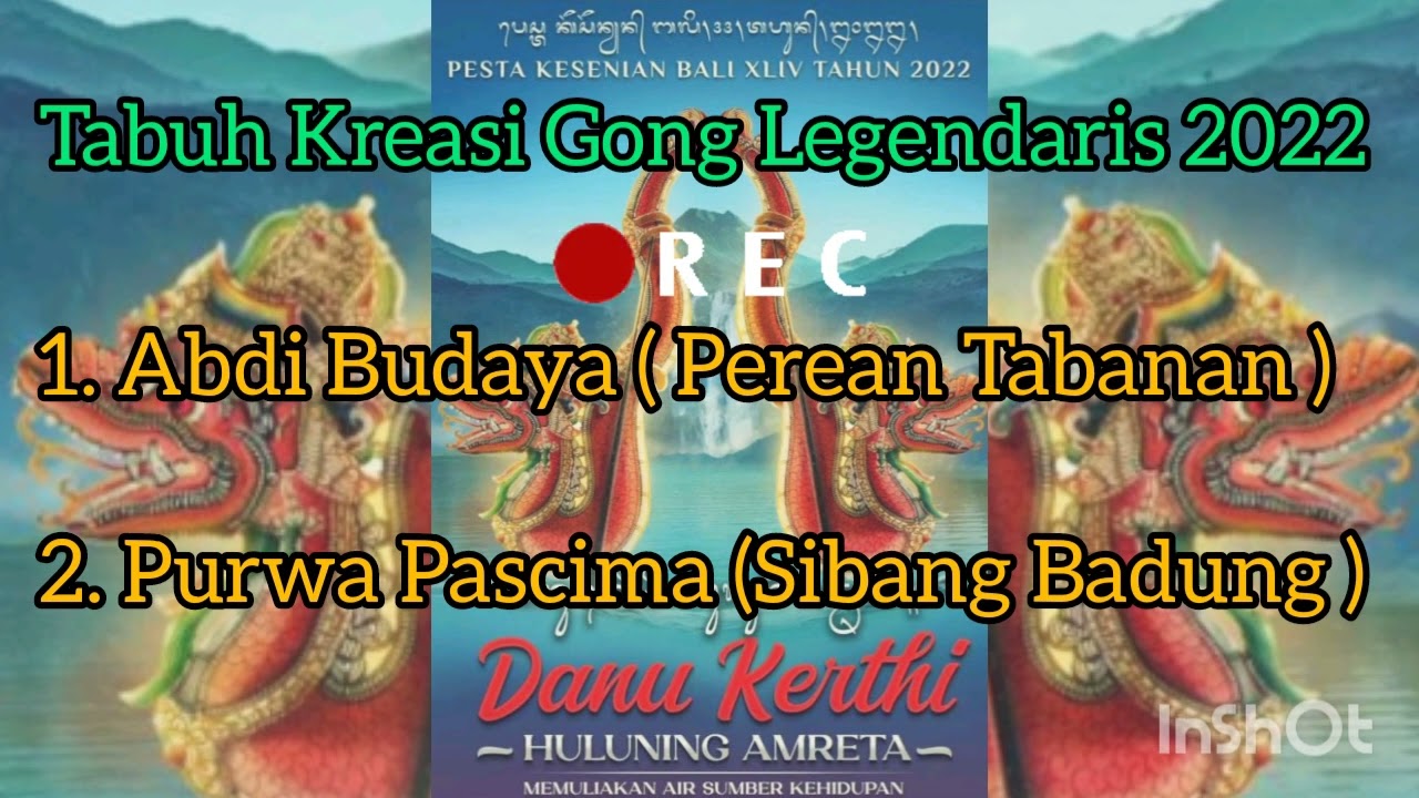 Gong Legendaris 2022, Tabuh Kreasi Abdi Budaya, Purwa Pascima