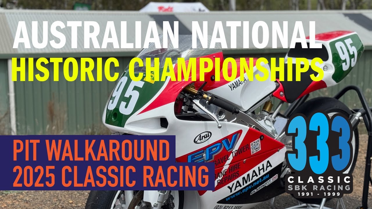 2025 Australian Historic Motorcycle National champion ship walk around the pits