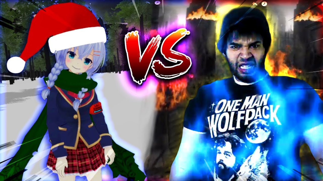Epic Anime Fight: MaTSix vs KSic (VRChat: Funny Moments)