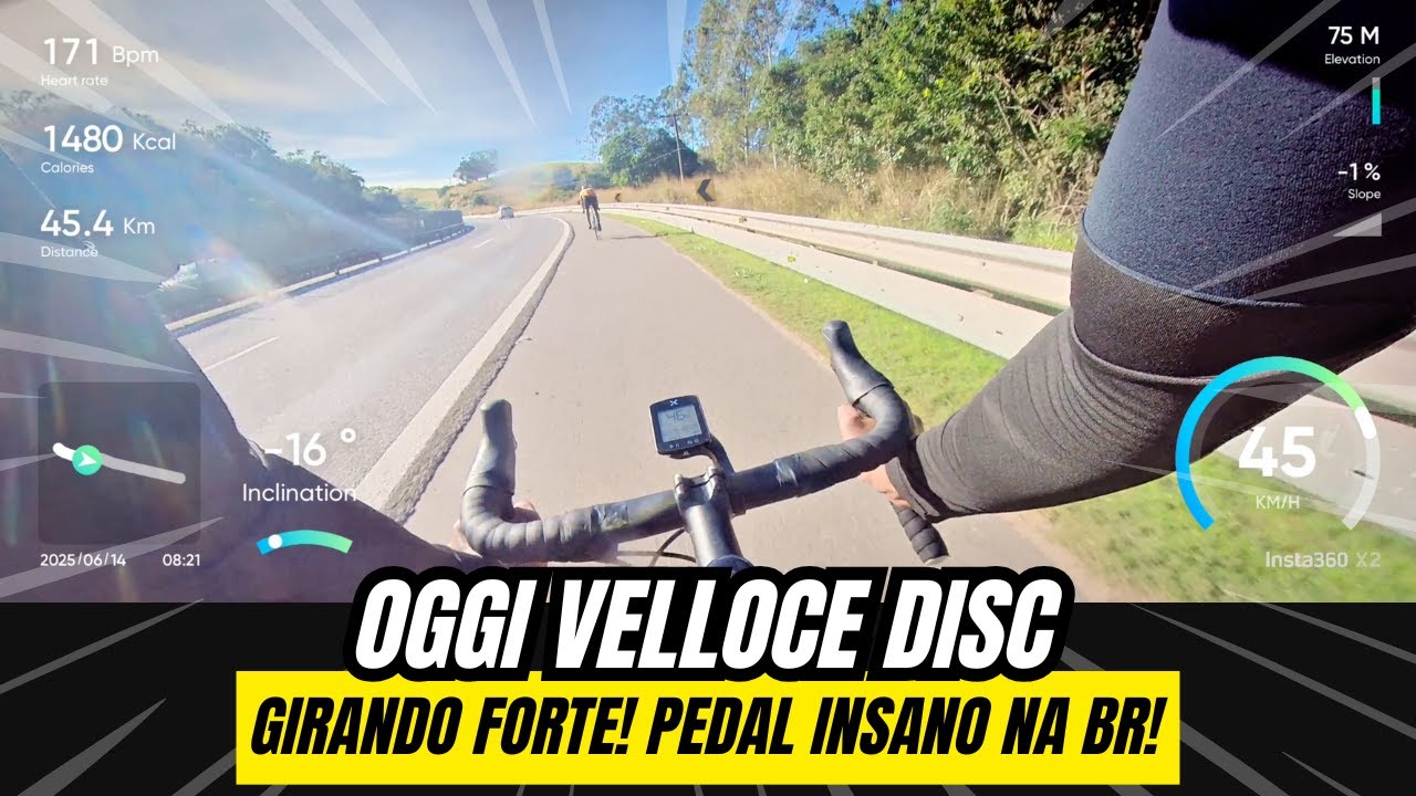 Testando a SPEED OGGI VELLOCE DISC no LIMITE! Girando FORTE na BR!!
