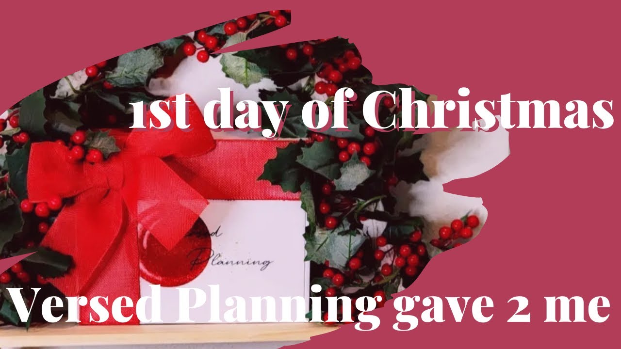 Versed Planning Advent box: 1st day🎄