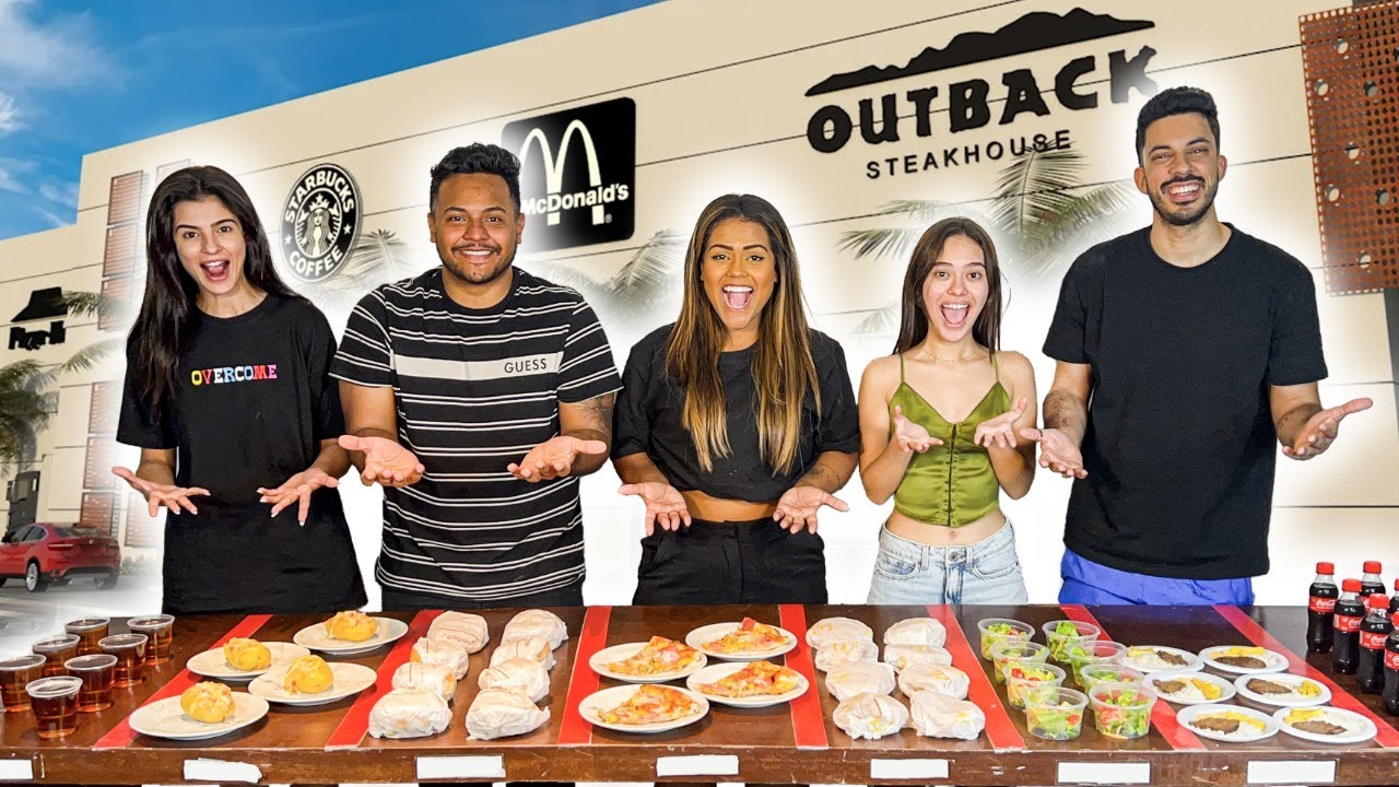 TODA COMIDA DE SHOPPING QUE VOCÊ COMER EU VOU PAGAR!!! ÁS CEGAS