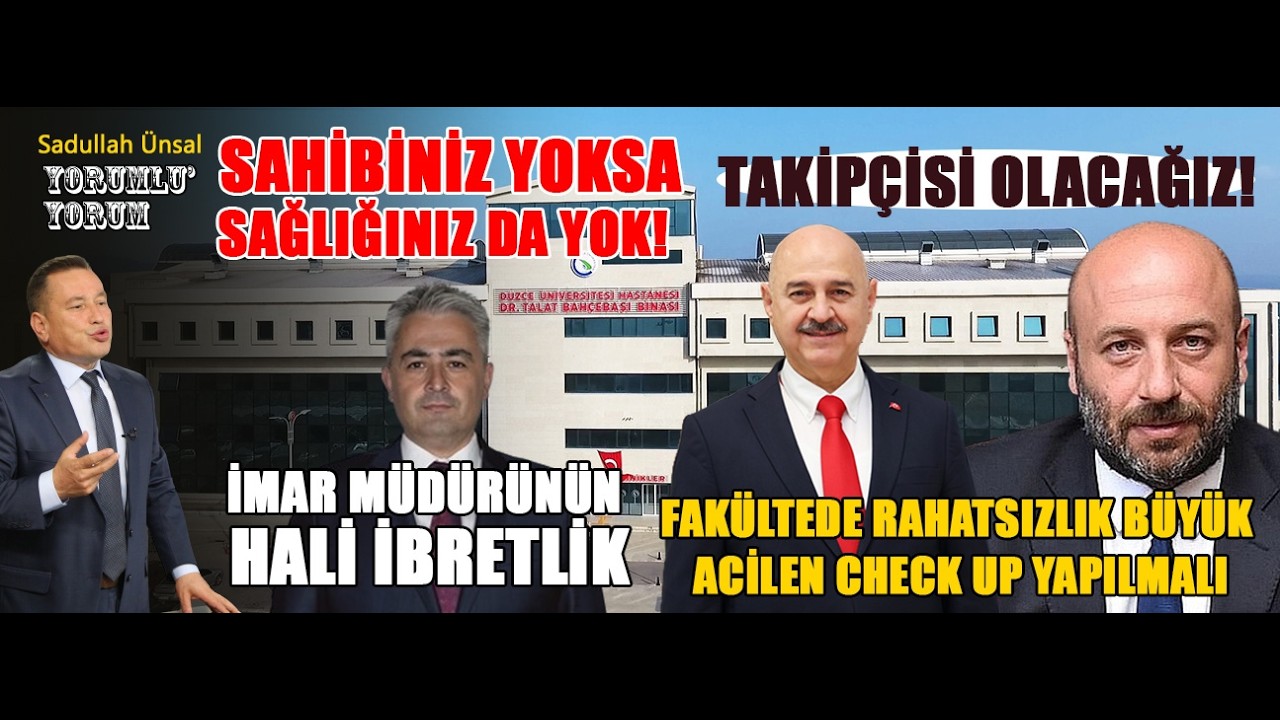 DÜZCE ÜNİVERSİTESİ TIP FAKÜLTESİ’NDE SIKINTI BÜYÜK!