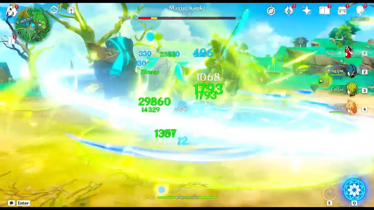 (SHOWCASE + BUILD) F2P Nilou Bloom Damage | Genshin Impact Leaks 3.0/3.1/3.2/3.3