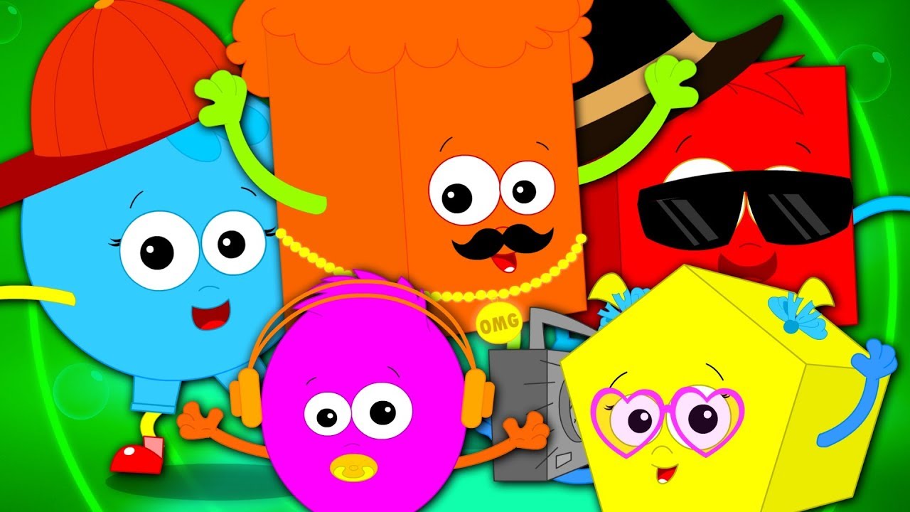 Shapes Finger Family Nursery Rhymes | The Shapes Song | Learn Shapes | Songs For Kids & Babies
