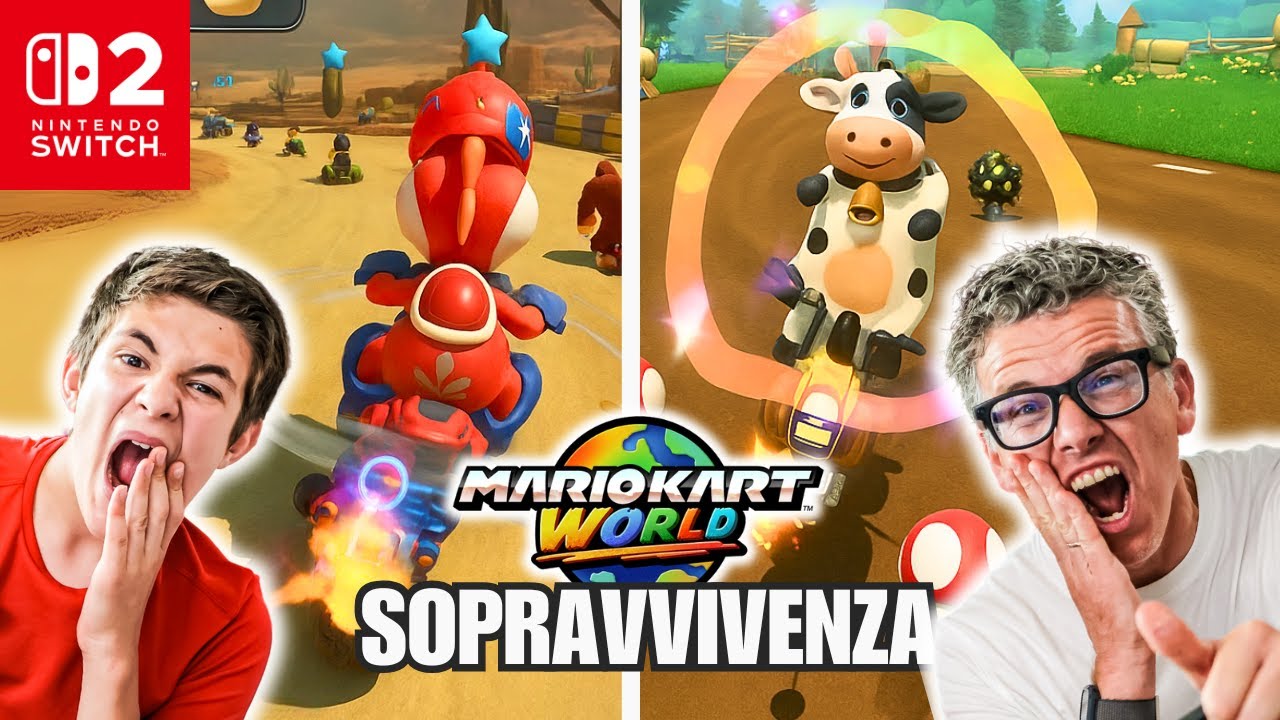 GARA SOPRAVVIVENZA MARIO KART WORLD: Nuova Modalità Nintendo Switch 2
