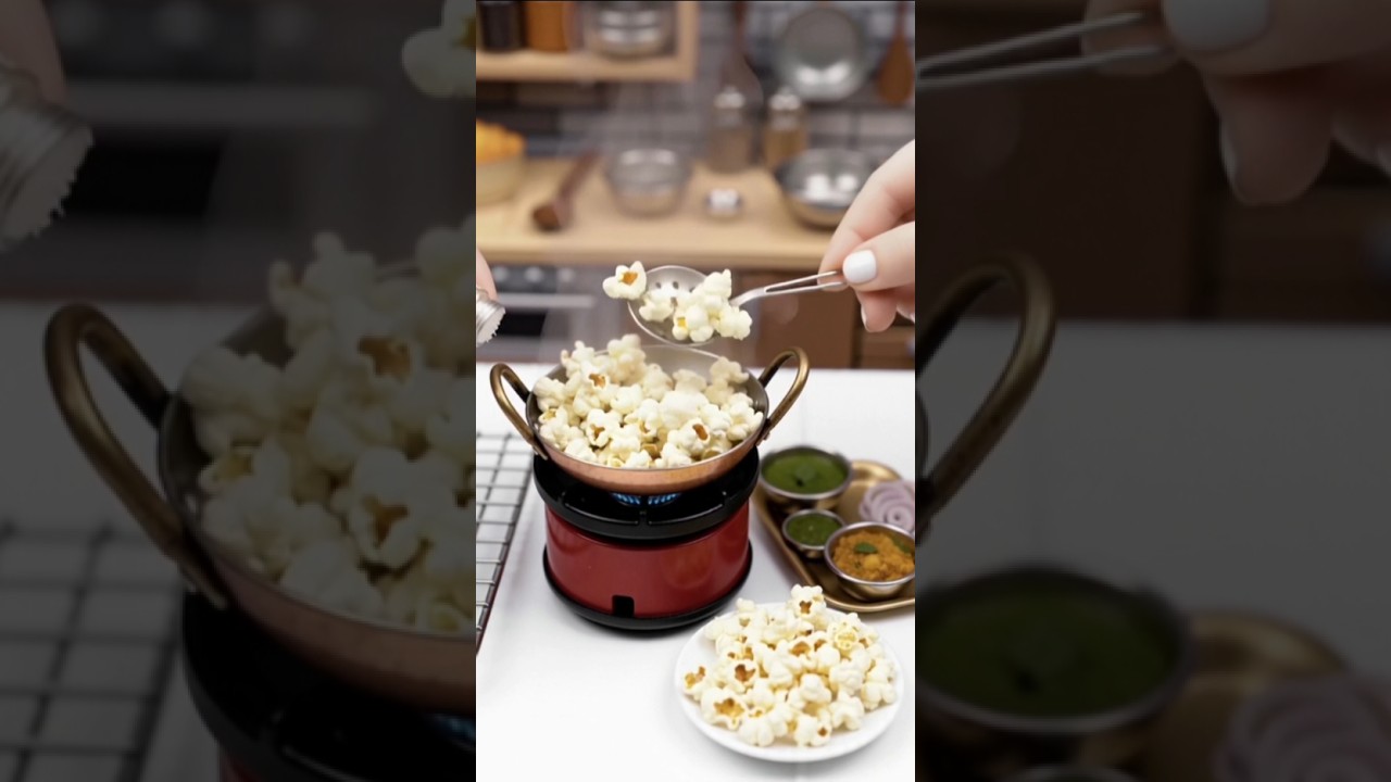 Crispy Popcorn Recipe | Homemade Butter Popcorn | Easy Snack Idea #shorts #youtubeshorts #food