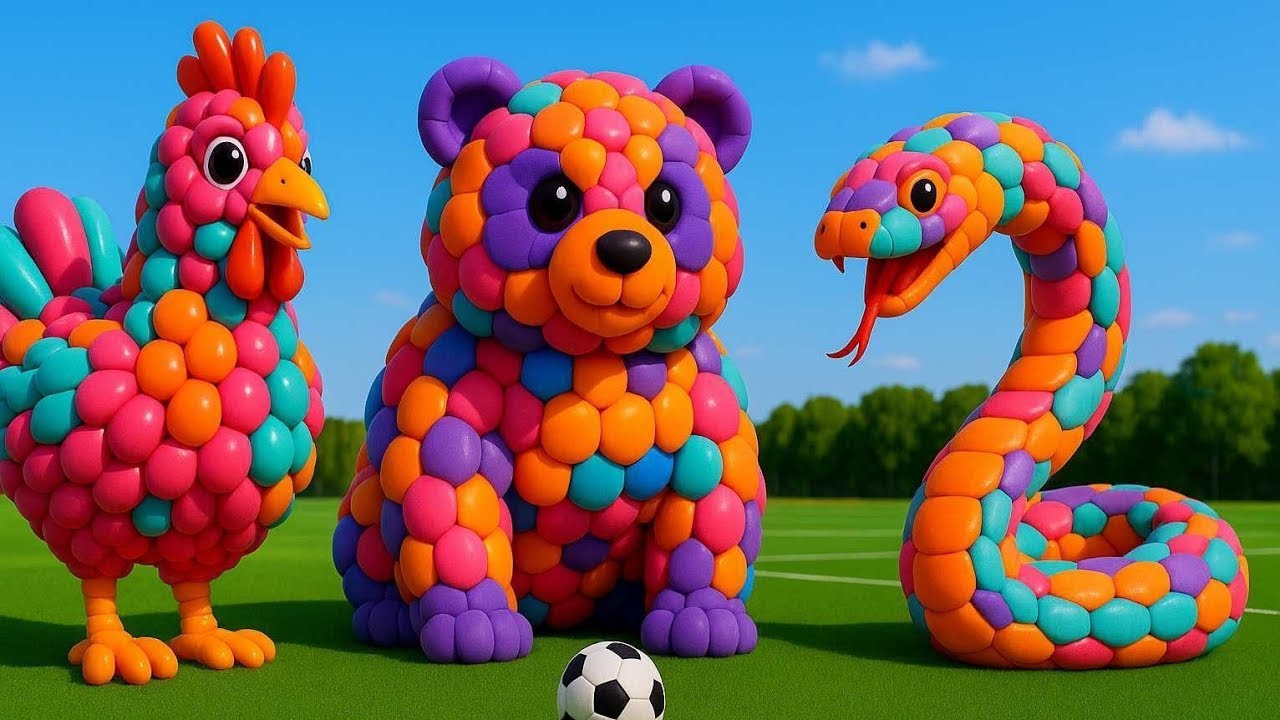 The mascot vibrato assistant panda placed on the football field is popular, co-produced,and creative