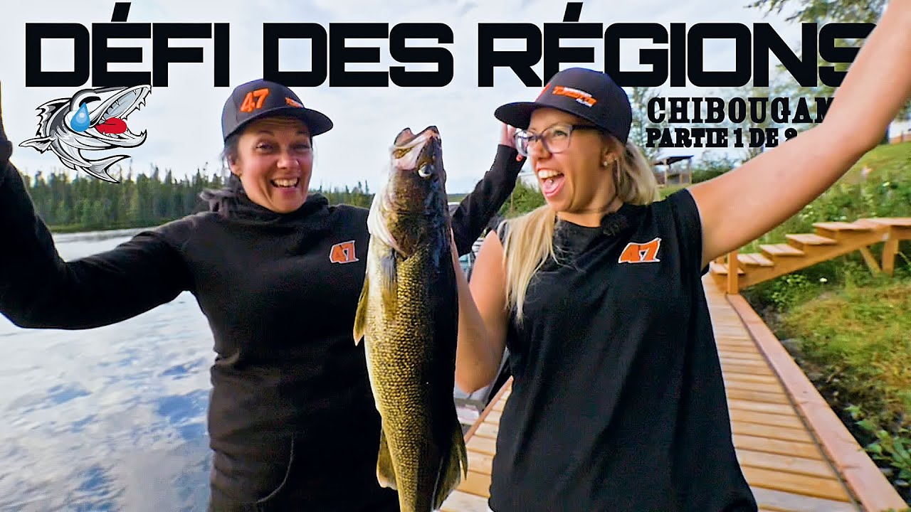 Pêche au DORÉ Québec 🎣  DÉFI DES RÉGIONS 🤣 Partie.1 de 2 Eeyou Istchee Baie-James Marina Chibougamau