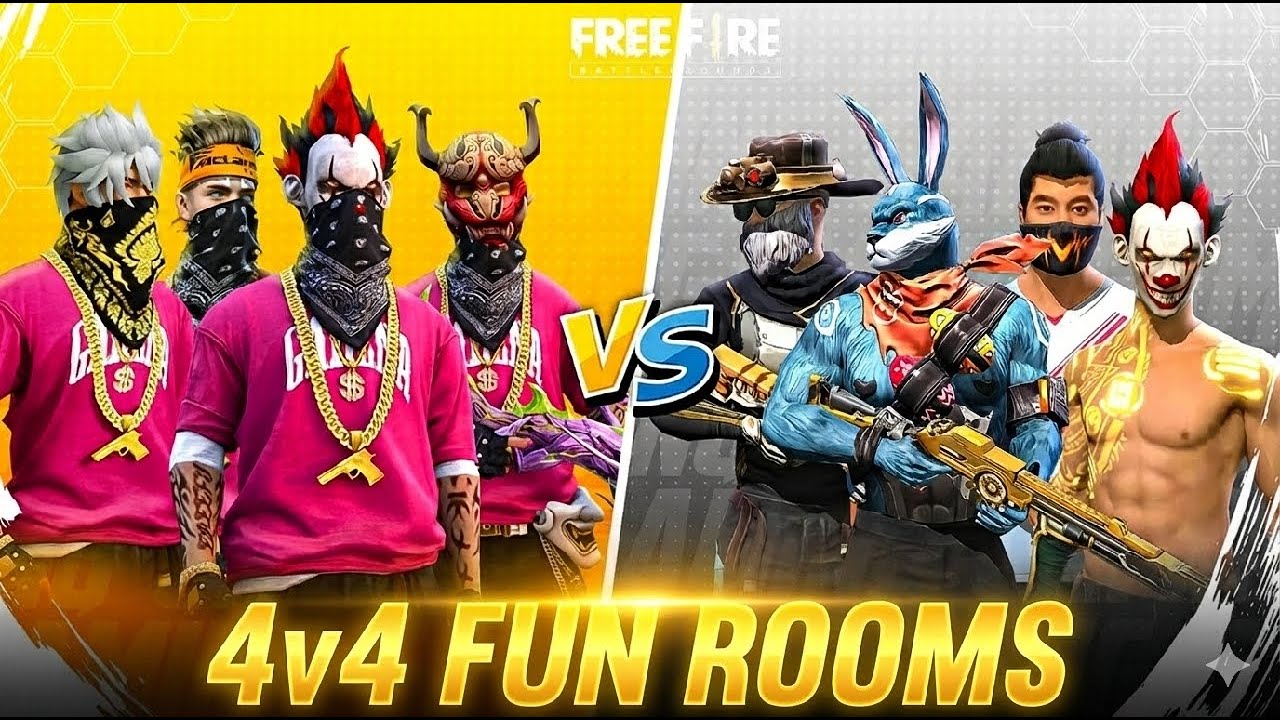 🔴UNLIMITED 4V4 ROOMS AND GO FOR 1K🇮🇳