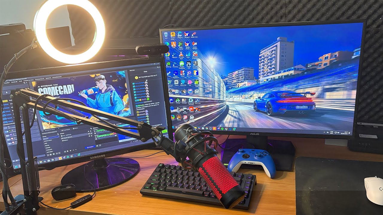 Mostrando meu Setup para Lives 🖥️