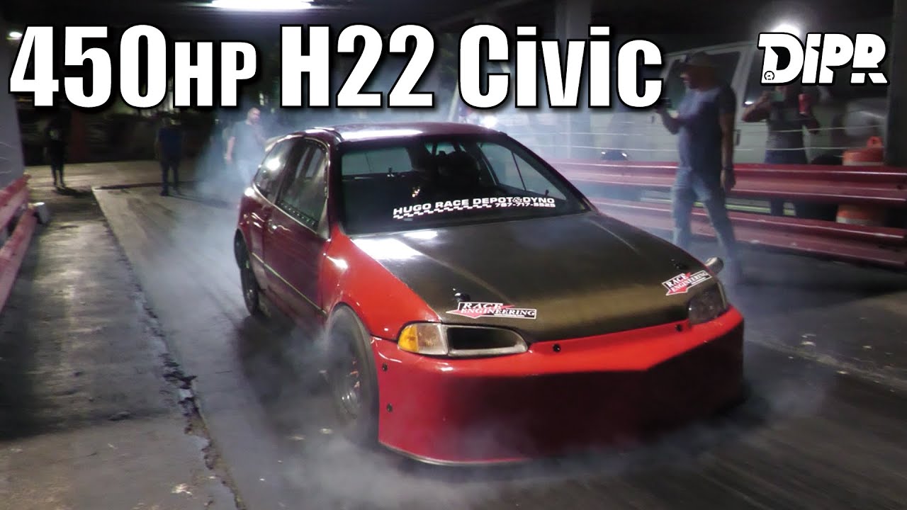 H22 All Motor Civic 9-Second 