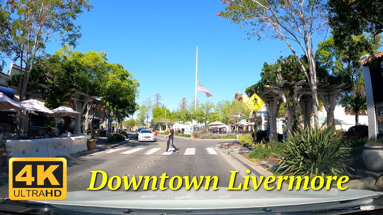 Livermore, Downtown Drive - 4K Time Lapse