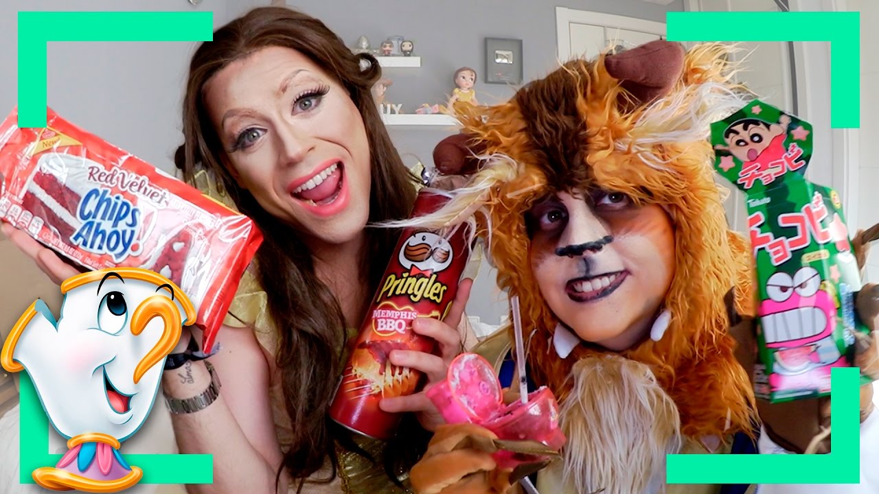 BELLA Y BESTIA PRUEBAN DULCES JAPONESES (JAPONSHOP) | Uy Albert!