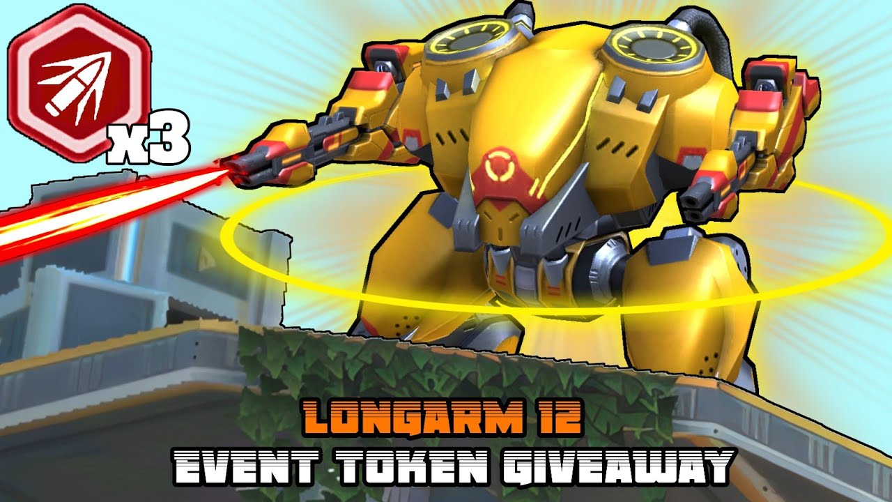 BRICKHOUSE with Longarm 12 , ( FINISHED GIVEAWAY ) Mech Arena Token giveaway .