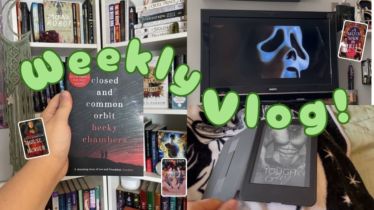 Scream marathon😱🔪gothic vampires🩸and some DNFs😢|| weekly vlog