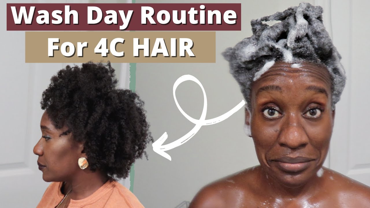 Start To Finish 4c Hair Wash Day Routine in just 4 STEPS | DETAILED 4C ONLY PRODUCT REVIEW