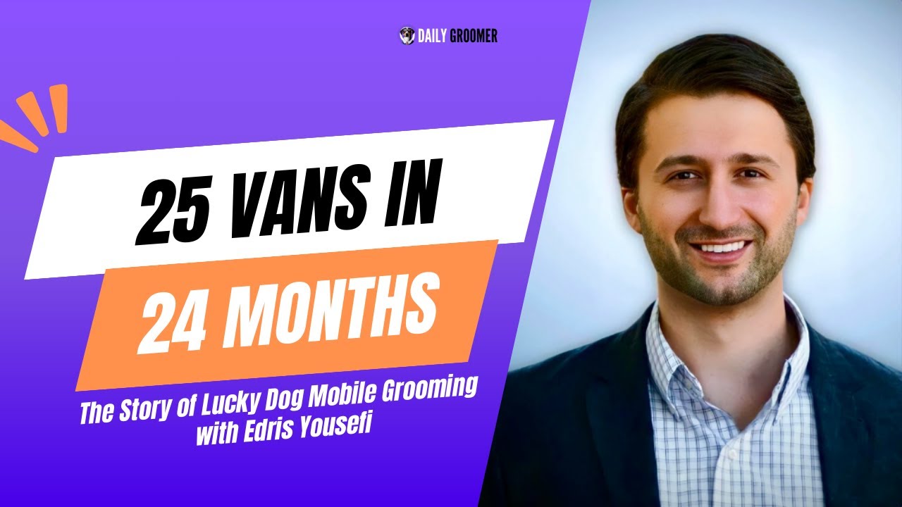25 фургонов за 24 месяца — история мобильной службы груминга Lucky Dog Mobile Grooming.