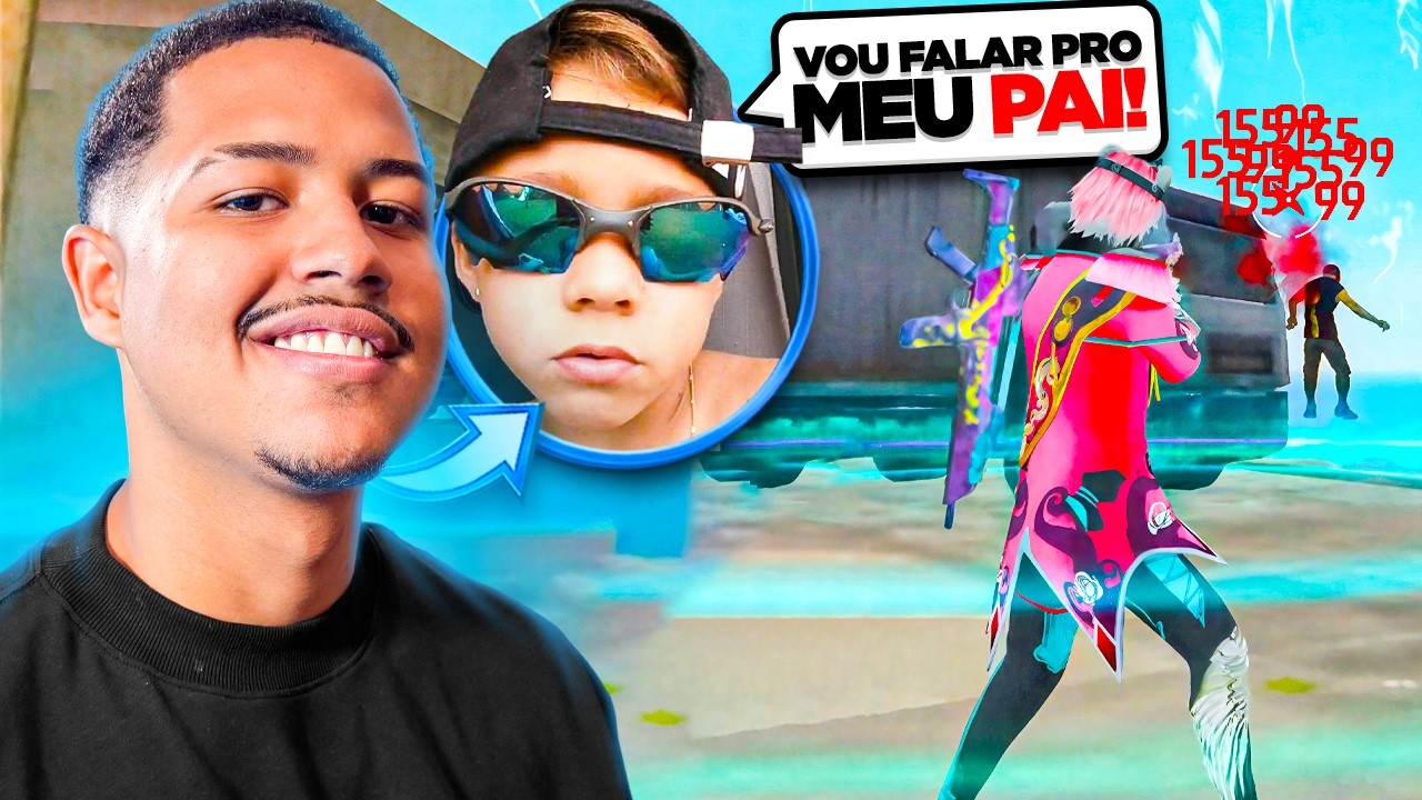 PHZIN FF CAI CONTRA UMA CRIANÇA INSUPORTÁVEL NESSE APOSTADO! FREE FIRE