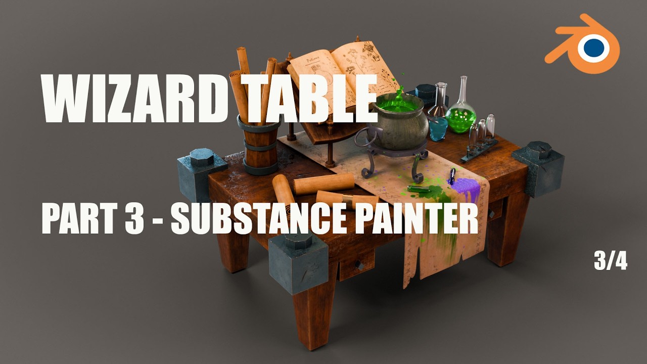 Texturing Wizard's Table | Part 3