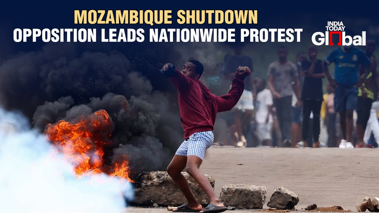 LIVE: Mozambique Opposition Shuts Down Nation Over Election Controversy | India Today Global
