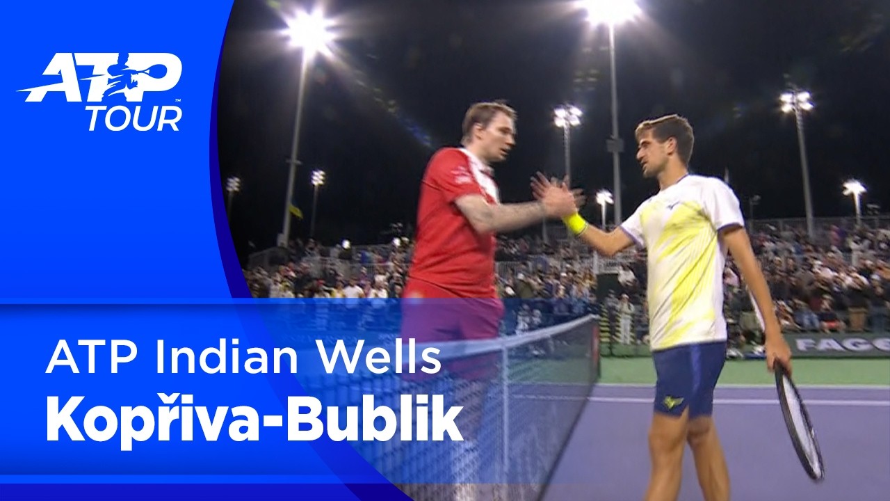 ATP Indian Wells: Vít Kopřiva (CZE) - Alexander Bublik (KAZ)