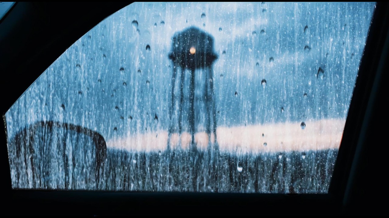 Rain Sounds for Sleeping ⚡ Fall Asleep Fast with Rain & Thunder on a Cozy Car at Night, Deep Sleep