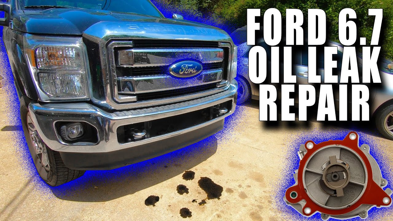So your 6.7 POWERSTROKE has an oil leak? Vacuum Pump Gasket Repair