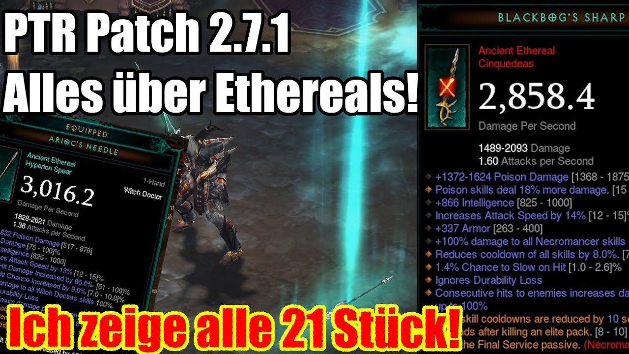 PTR Patch 2.7.1 Alles über Ethereals! | Ich zeige alle 21 Stück!